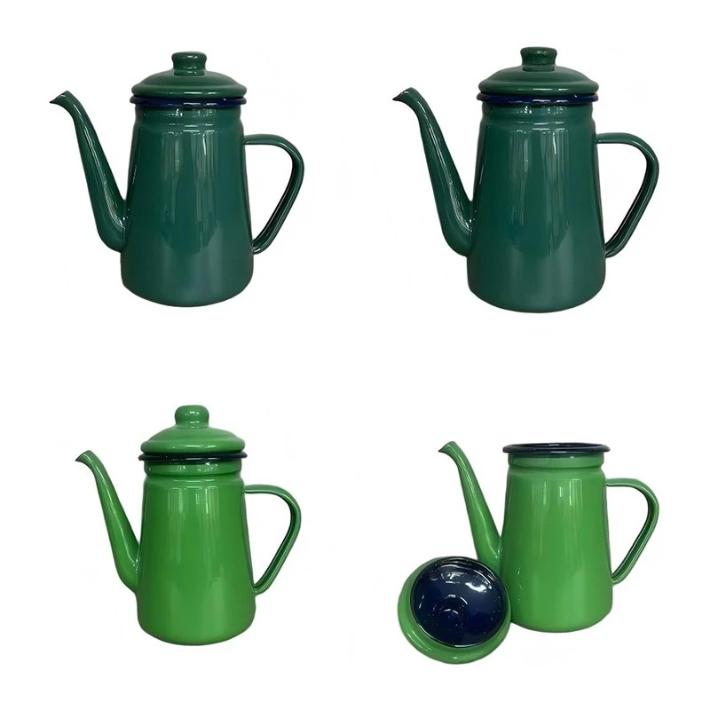 Enamel Coffee And Tea Kettles high quality